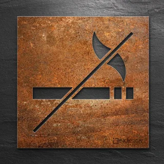 تابلو no smoking